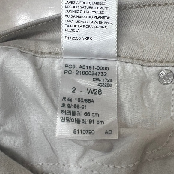 Levi’s Heritage 31" Loose Fit, High Waisted Straight Leg Women's Jeans Size 4/26 - Picture 11 of 11